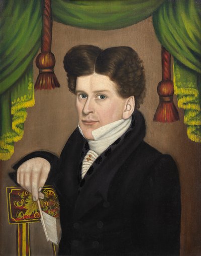 Mann mit einem Stift, 1827-30 von Jonas Welch Holman