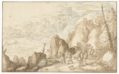 Landschaft mit Reisenden von Joos de Momper (II)