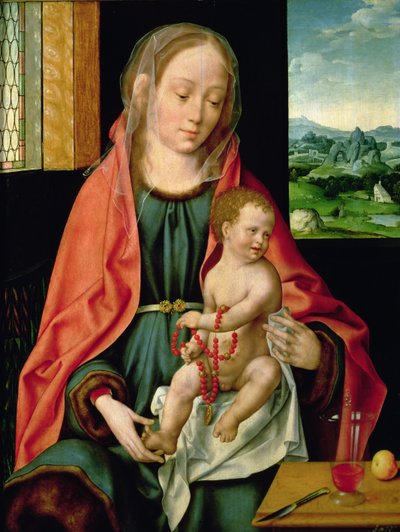 Jungfrau und Kind, 1530 von Joos van Cleve