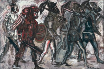 Los Teules, ca. 1945 von José Clemente Orozco