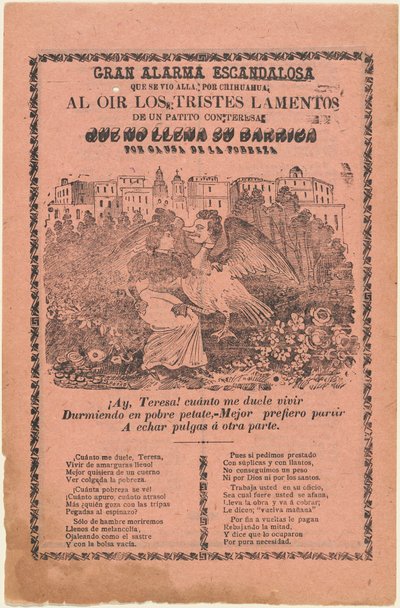 Großer skandalöser Alarm von José Guadalupe Posada