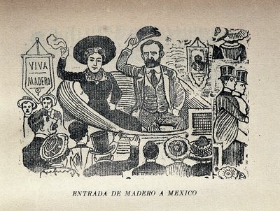 Entrada de Madero a Mexico von José Guadalupe Posada