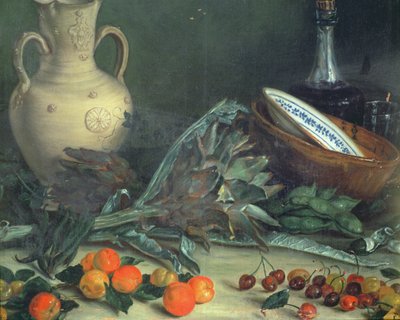 Stillleben mit Obst und Gemüse von Jose Lopez Enguidanos