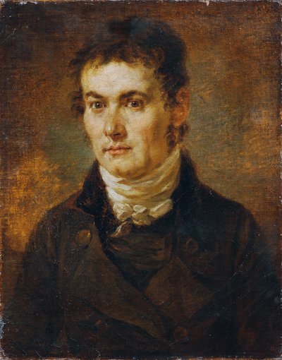 Mann mit weißer Halsbinde von Josef Georg von Edlinger