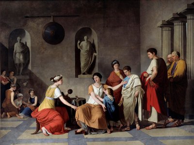 Antikes Rom: Cornelie von Joseph Benoît Suvée