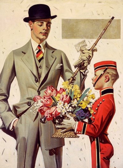 Blumen für die Dame von Joseph Christian Leyendecker