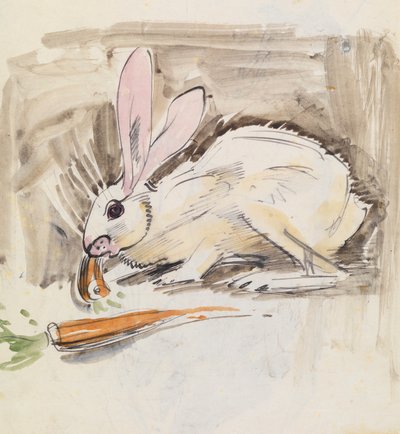 Kaninchen von Joseph Crawhall