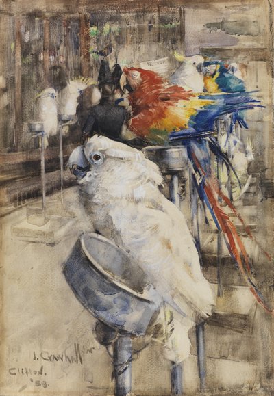 Die Voliere, Clifton von Joseph Crawhall
