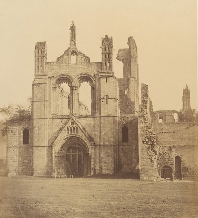 Kirkstall Abbey. Von Westen, 1850er Jahre von Joseph Cundall