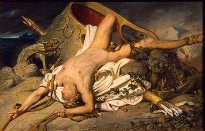 Der Tod des Hippolytus von Joseph Desire Court