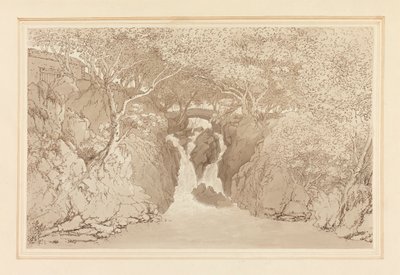 Unterer Wasserfall Rydal von Joseph Farington