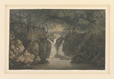 Unterer Wasserfall Rydal von Joseph Farington