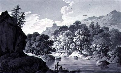 Landschaftsskizzen von Joseph Francis Burrel