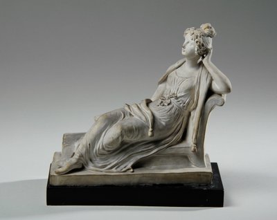 Maquette für Elizabeth Goodman Banks sitzend von Joseph Gott