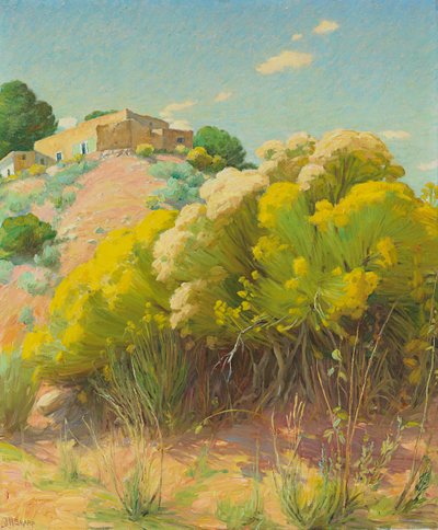 Taos Studio von Joseph Henry Sharp