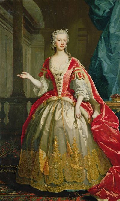 Susanna, 4. Gräfin von Shaftesbury, 1744 von Joseph Highmore