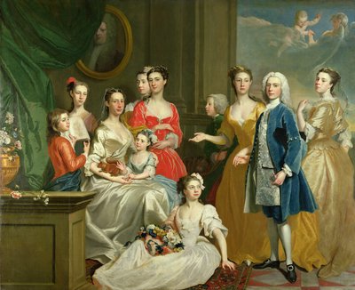 Die Familie von Eldred Lancelot-Lee, 1736 von Joseph Highmore