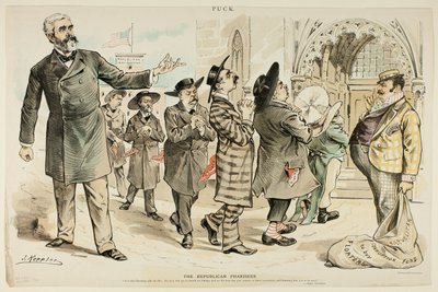 Die republikanischen Pharisäer, aus Puck von Joseph Keppler