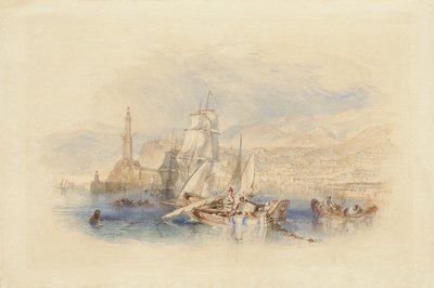 Genua, um 1832 von Joseph Mallord William Turner