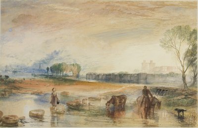 Sonnenuntergang und Mondaufgang von Joseph Mallord William Turner