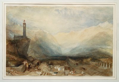 Der Splügenpass, ca. 1842-43 von Joseph Mallord William Turner