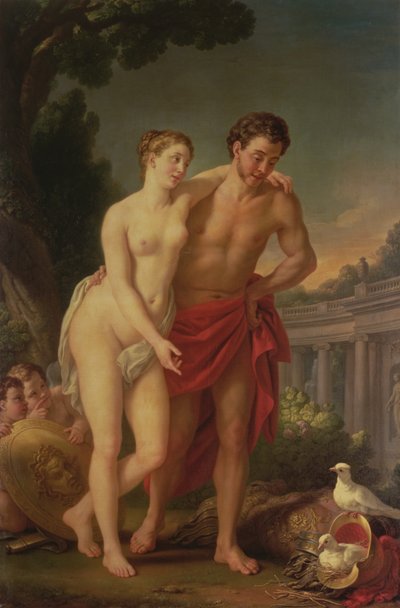 Mars und Venus, 1767-8 von Joseph Marie, the Elder Vien