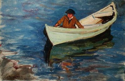 Das kleine Ruderboot von Joseph Milner Kite
