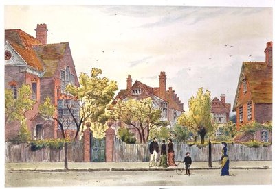 Newton Grove: Bedford Park von Joseph Nash