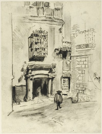 Ein Türrahmen, Toledo von Joseph Pennell