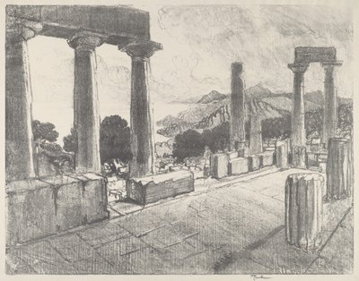 Ägina, der Schwarzwald, 1913 von Joseph Pennell