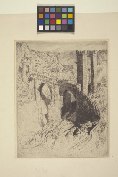 Brücke von Alcantara von Joseph Pennell