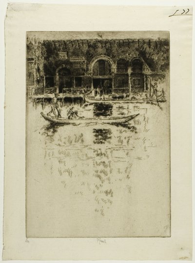 Byzantinischer Palast, Venedig von Joseph Pennell