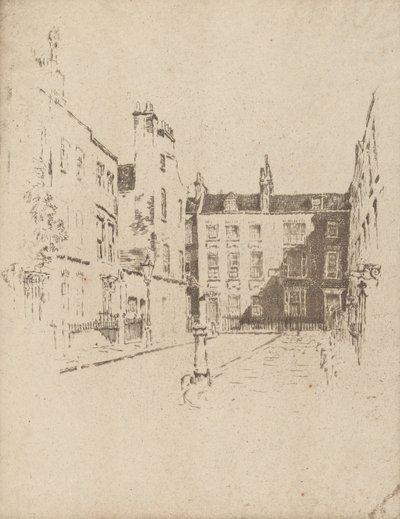 Cowley Street, Westminster, 1906 von Joseph Pennell