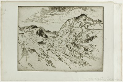 Culebra Cut, Panama von Joseph Pennell