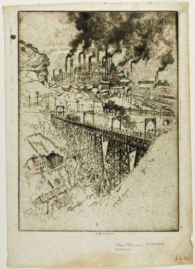 Edgar Thompson Werke, Bessemer von Joseph Pennell