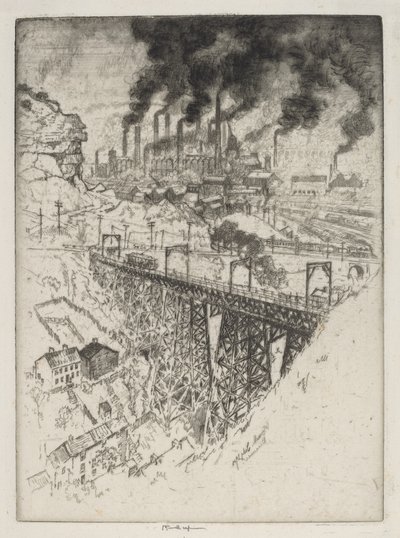 Edgar Thomson Werke, Bessemer von Joseph Pennell