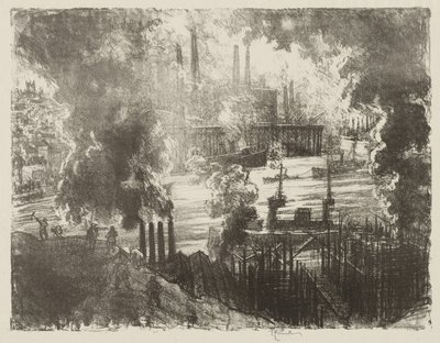 Englische Kriegsarbeit: Munitionsfluss von Joseph Pennell