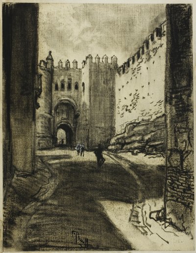 Tor, Segovia von Joseph Pennell