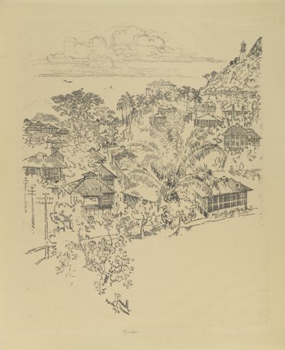 Offizielles Ancon. Verwaltungsgebäude, 1912 von Joseph Pennell