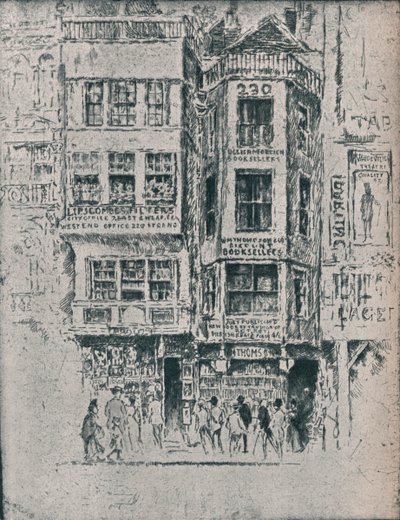 Alte Strandläden, ca. 1900, 1906-7 von Joseph Pennell