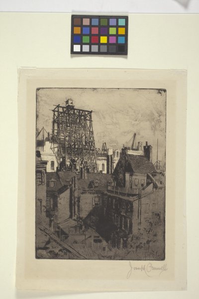 Öffentliche Gebäude, Philadelphia von Joseph Pennell