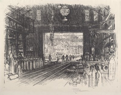 Granatenfabrik, Nr. II von Joseph Pennell