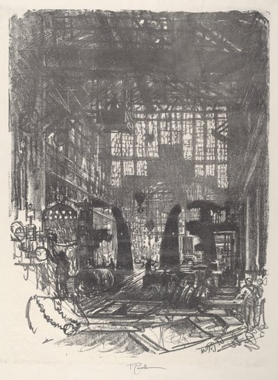 Die Nieter, 1917 von Joseph Pennell