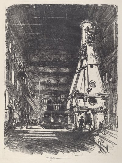 Die weißen und schwarzen Hämmer von Joseph Pennell