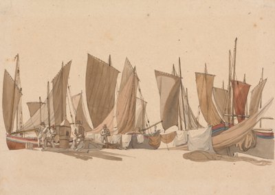 Fischerboote von Joseph Powell