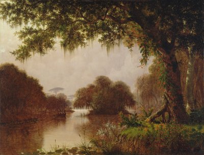 Sumpf am Mississippi, 1871 von Joseph Rusling Meeker