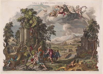 Herbst von Joseph Sebastian Klauber, Johann Baptist Klauber, after Johann Wolfgang Baumgartner