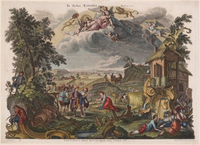 Sommer von Joseph Sebastian Klauber, Johann Baptist Klauber, after Johann Wolfgang Baumgartner