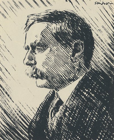 H. G. Wells von Joseph Simpson