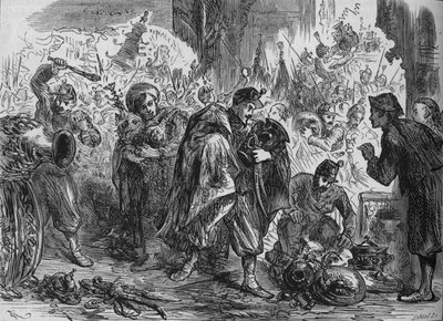 Plünderung des Kaiserpalastes, um 1880 von Joseph Swain